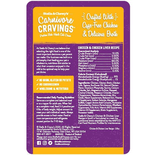 Stella & Chewy s Carnivore Cravings Chicken & Liver Wet Cat Food Online Hot Sale