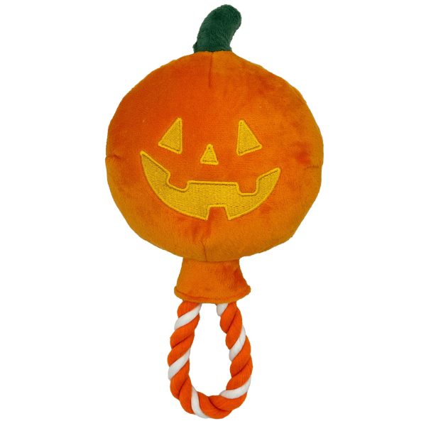 Huxley & Kent Jack O Lantern Safety Pop Dog Toy Online now