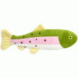 Fluff & Tuff Burt Lake Trout Dog Toy Online Sale