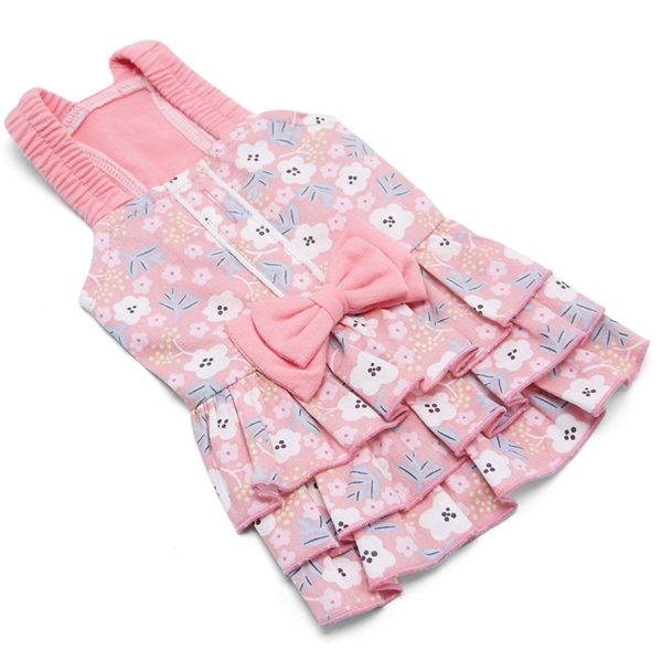 Dogo Pet Fashions Sweet Floral Dress for Dogs - Pink Online