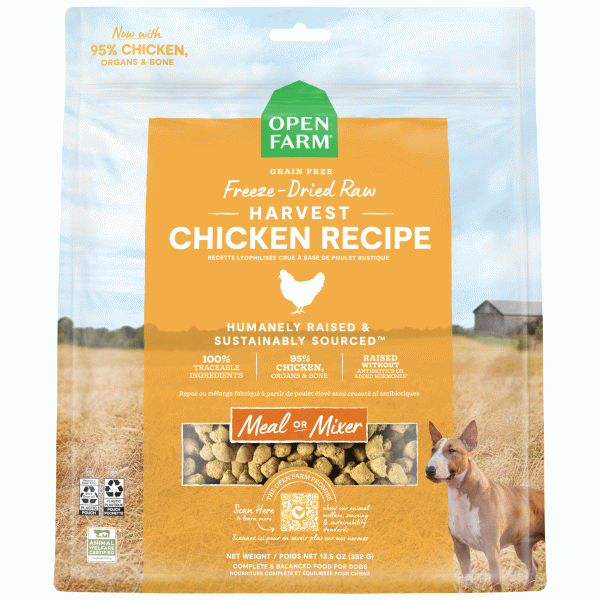 Open Farm Freeze-Dried Morsels Dog Chicken 22 oz For Cheap