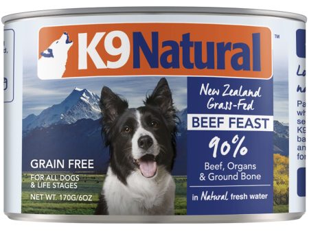 K9 Natural Canned Beef Feast Dog Food - 6oz Sale