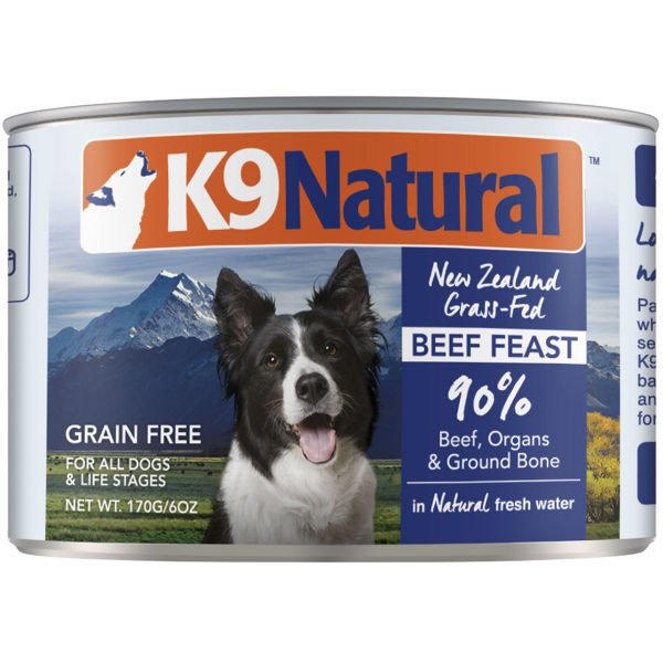 K9 Natural Canned Beef Feast Dog Food - 6oz Sale