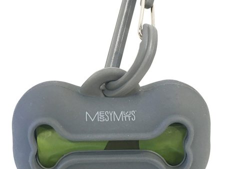 Messy Mutts Waste Bag Holder - Grey For Cheap