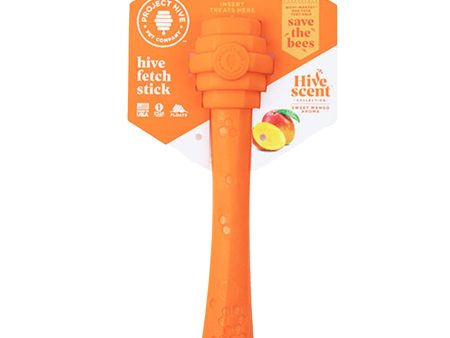 Project Hive Scented Fetch Stick Dog Toy - Mango Fashion