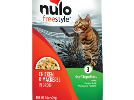 Nulo FreeStyle Meaty Toppers Chicken & Mackerel Cat Food Topper Cheap