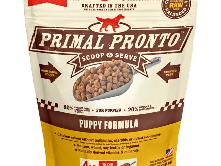 Primal Frozen Raw Pronto Puppy Dog Chicken, Beef, & Salmon 4 lbs For Cheap