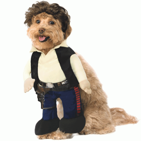 Rubie s Pet Shop Boutique Dog Han Solo Costume Online now