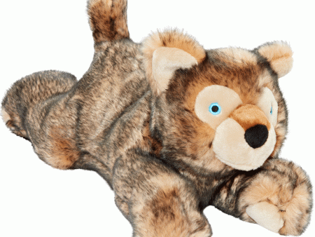 Fluff & Tuff Lobo Wolf Pup Dog Toy Discount