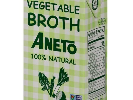 Aneto Vegetable Broth Hot on Sale