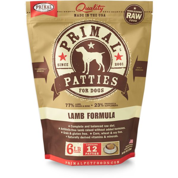 Primal Raw Dog Lamb 6 lbs Online Sale