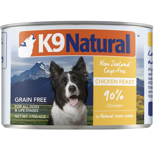 K9 Natural Canned Chicken Feast Dog Food 6 oz 24-Pack Cheap