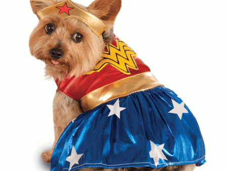 Rubie s Pet Shop Boutique Dog Wonder Woman Halloween Costume For Cheap