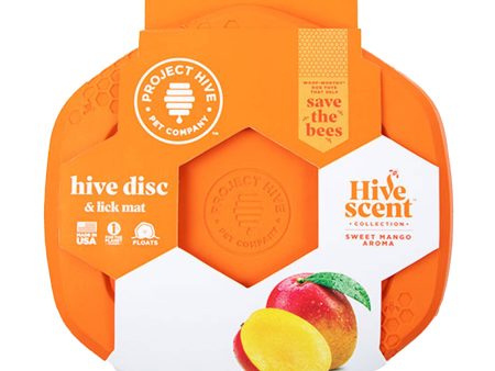 Project Hive Scented Disc Dog Toy - Mango For Cheap