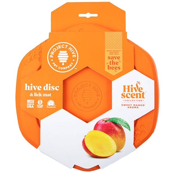 Project Hive Scented Disc Dog Toy - Mango For Cheap