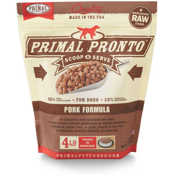 Primal Pronto Dog Pork 4 lbs Online Hot Sale