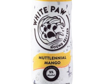 Haute Diggity Dog White Paw Muttlenial Mango Dog Toy For Sale