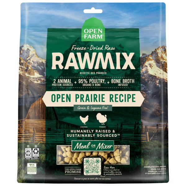 Open Farm Freeze Dried Raw RAWMIX Open Prairie Recipe on Sale