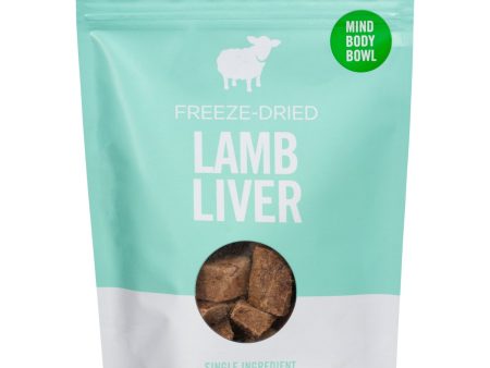 MIND BODY BOWL Lamb Liver Freeze-Dried Treats For Dogs and Cats - 3oz Cheap