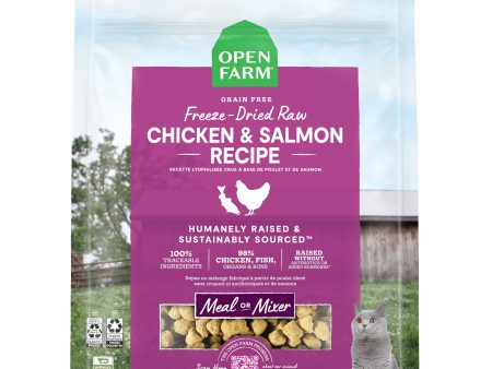 Open Farm Freeze-Dried Cat Chicken & Salmon 9 oz Hot on Sale