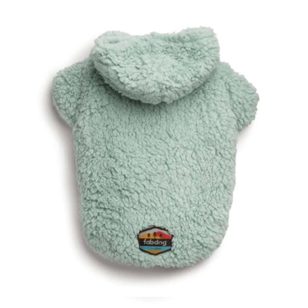 FabDog Sherpa Hoodie - Seafoam Fashion