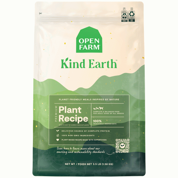 Open Farm Kind Earth Plant-Recipe Dog Food Fashion