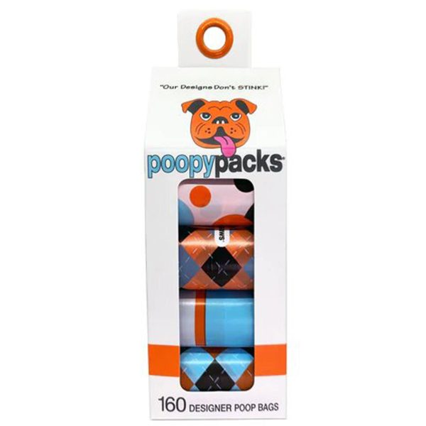 Metro Paws Poopy Pack 8 Rolls - Orange Discount