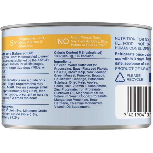 K9 Natural Canned Chicken Feast Dog Food 6 oz 24-Pack Cheap