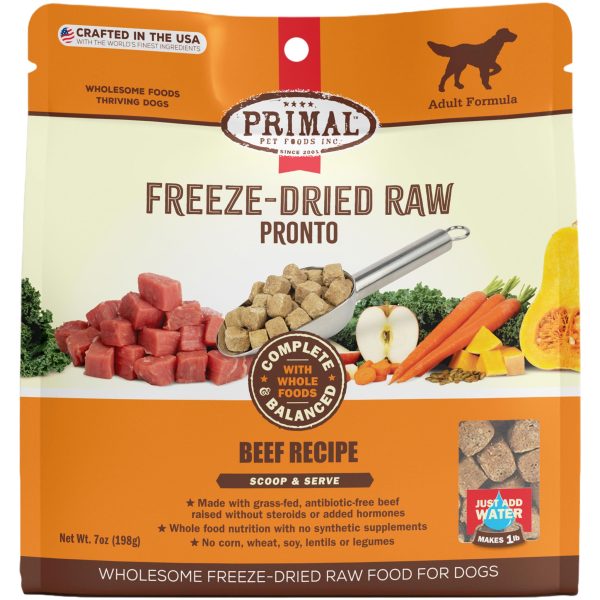 Primal Freeze-Dried Pronto Dog Beef Online Hot Sale