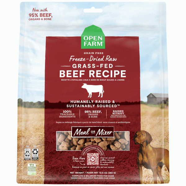 Open Farm Freeze-Dried Raw Beef Dog Food Sale