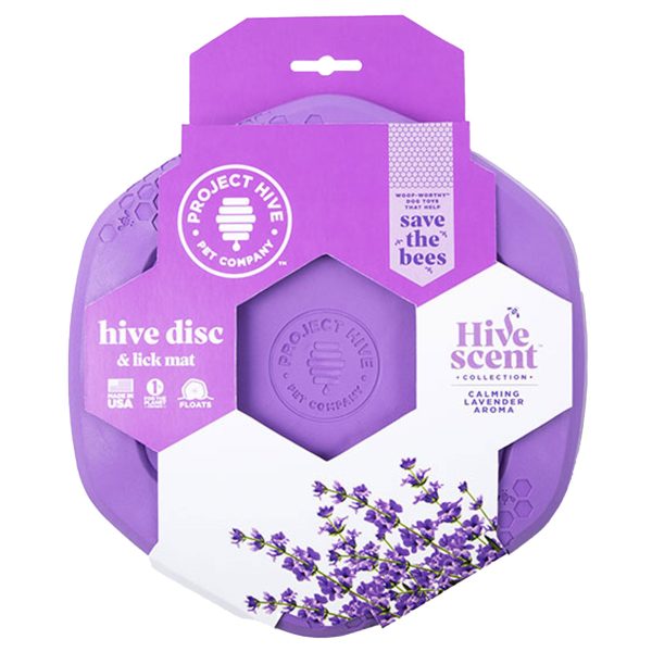 Project Hive Scented Disc Dog Toy - Lavender Supply