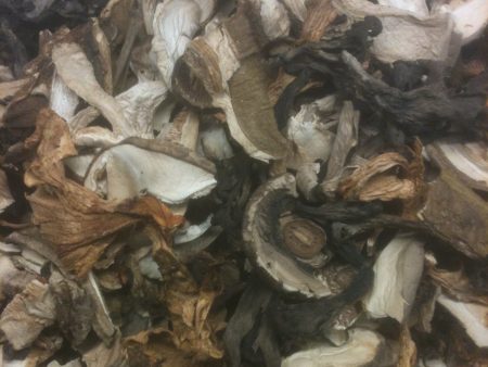 Dried Blue Ribbon Blend: Black Trumpet, Portabella, Porcini, Agaricus, Shiitake, Chanterelle (bulk) Online now