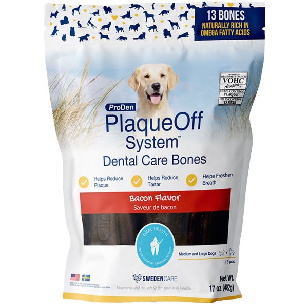 ProDen PlaqueOff System Dental Chews Bacon Flavor for Dogs - 17 oz Online