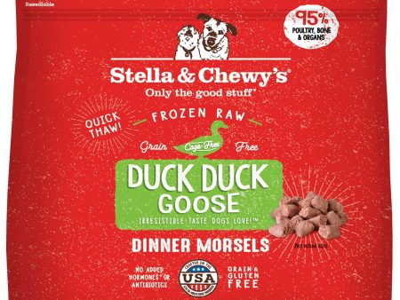 Stella & Chewy s Frozen Morsels Dog Duck 4 lbs Hot on Sale