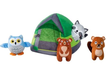 Fringe Happy Campers Burrow Multi-Dog Toys Discount