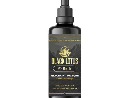 Black Lotus Pure Shilajit Tincture 50 mL For Sale