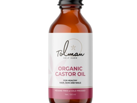 Organic Castor Oil 100ml | Hexane Free & Cold Pressed Online Sale