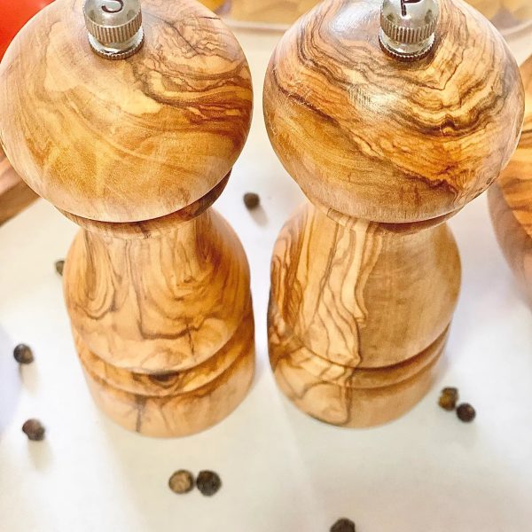 Olive Wood Spice Mill For Sale