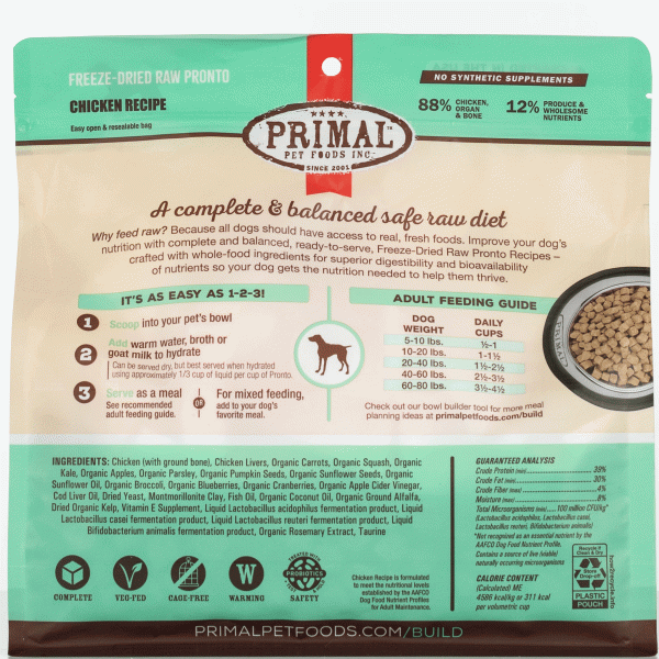 Primal Freeze-Dried Pronto Dog Chicken Discount