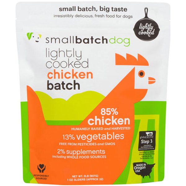 Small Batch Lightly Cooked Dog Chicken 2 lbs Fashion