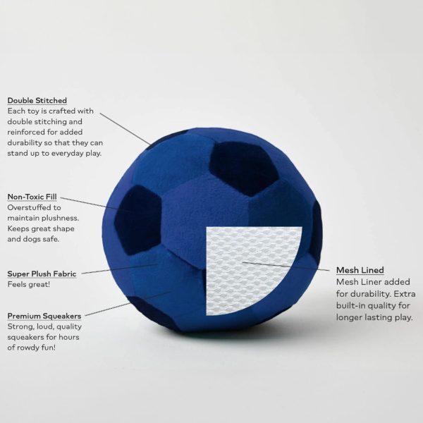 Jax & Bones Plush Toy - Soccer Ball Fashion