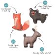 Fringe Mini Forest Friends Dog Toys - 3 Pack Online Hot Sale