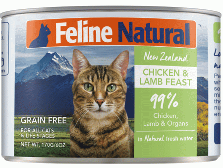 Feline Natural Canned Chicken & Lamb Feast Cat Food - 6oz Cheap