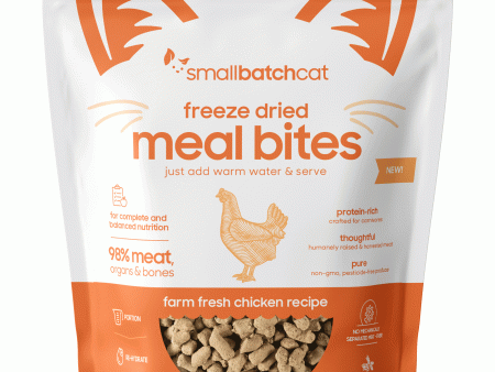 Small Batch Freeze-Dried Meal Bites Chicken Cat Food - 10 oz For Cheap