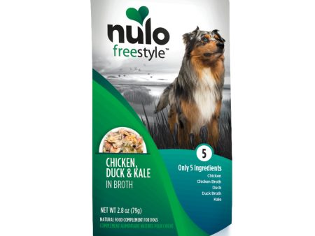 Nulo FreeStyle Meaty Toppers Chicken, Duck & Kale Dog Food Topper Fashion