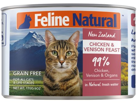 Feline Natural Canned Chicken & Venison Cat Food Discount