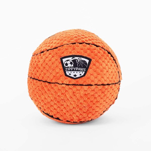 Zippy Paws Basketball Dog Toy on Sale