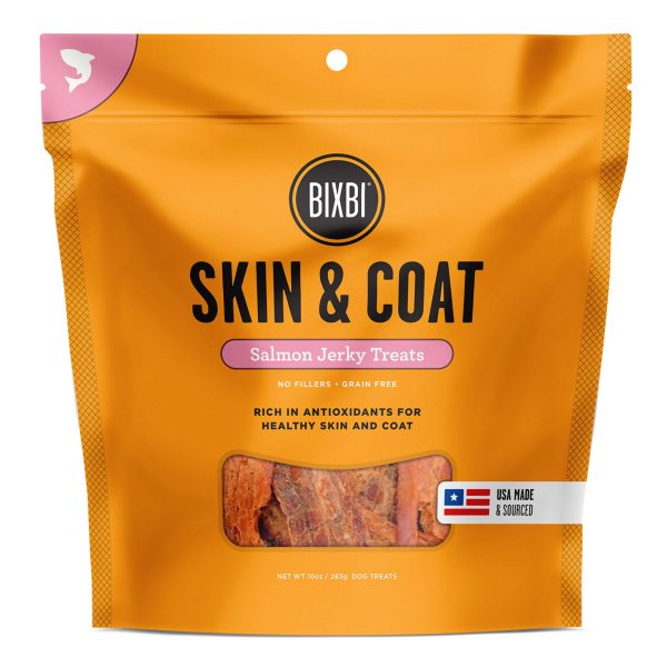 Bixbi Skin & Coat Jerky Salmon Dog Treats Sale