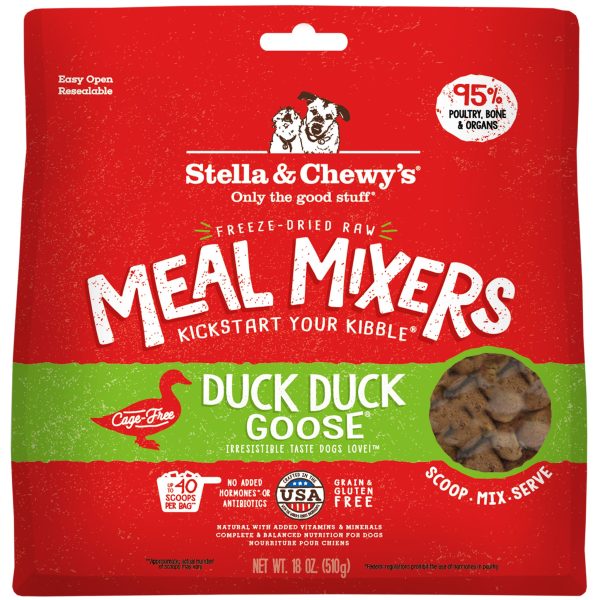 Stella & Chewy s Meal Mixers Duck & Goose Dog Food Topper - 18oz For Sale