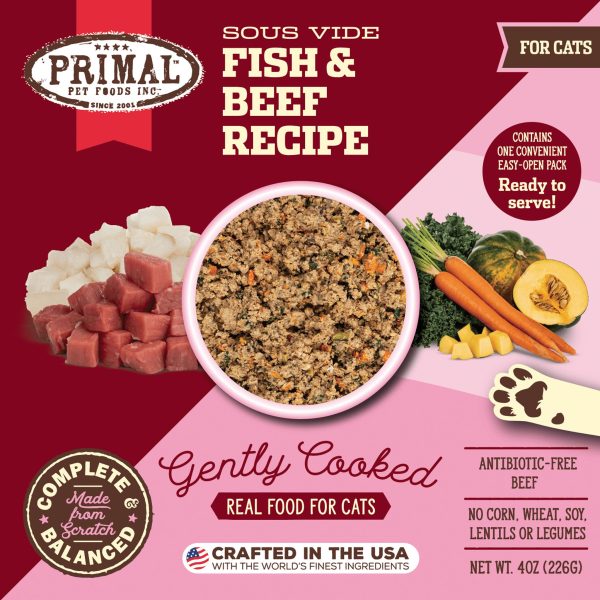 Primal Gently Cooked Cat Fish & Beef 4 oz Online